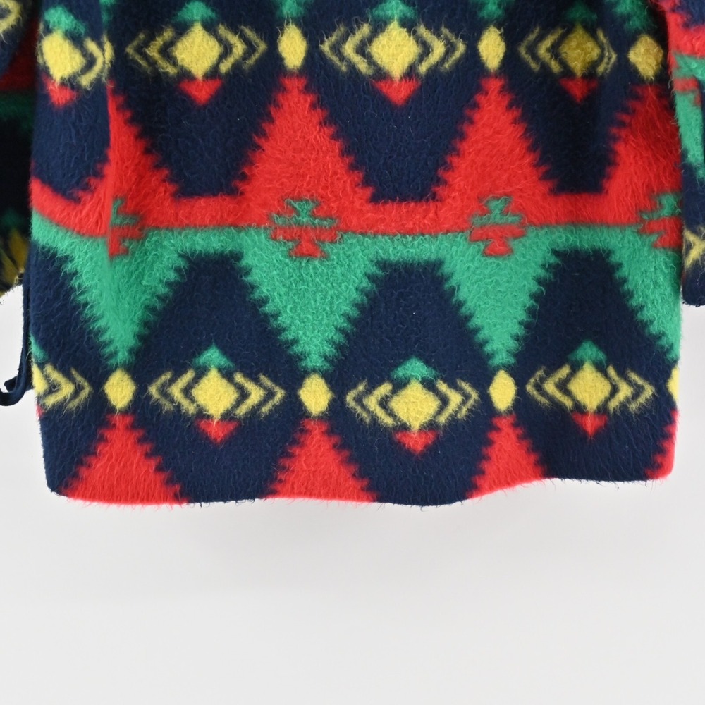 Vtg WESTBOURNE Jacket Womens Size‎ XXL Southwestern Print Fleece Fringe Coatigan - Picture 6 of 12